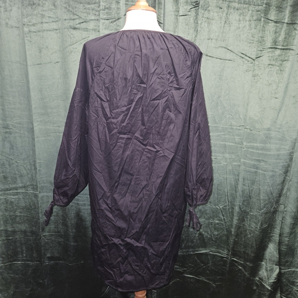 J. Crew Tie Sleeve Button Front Dress - Picture 3 of 5